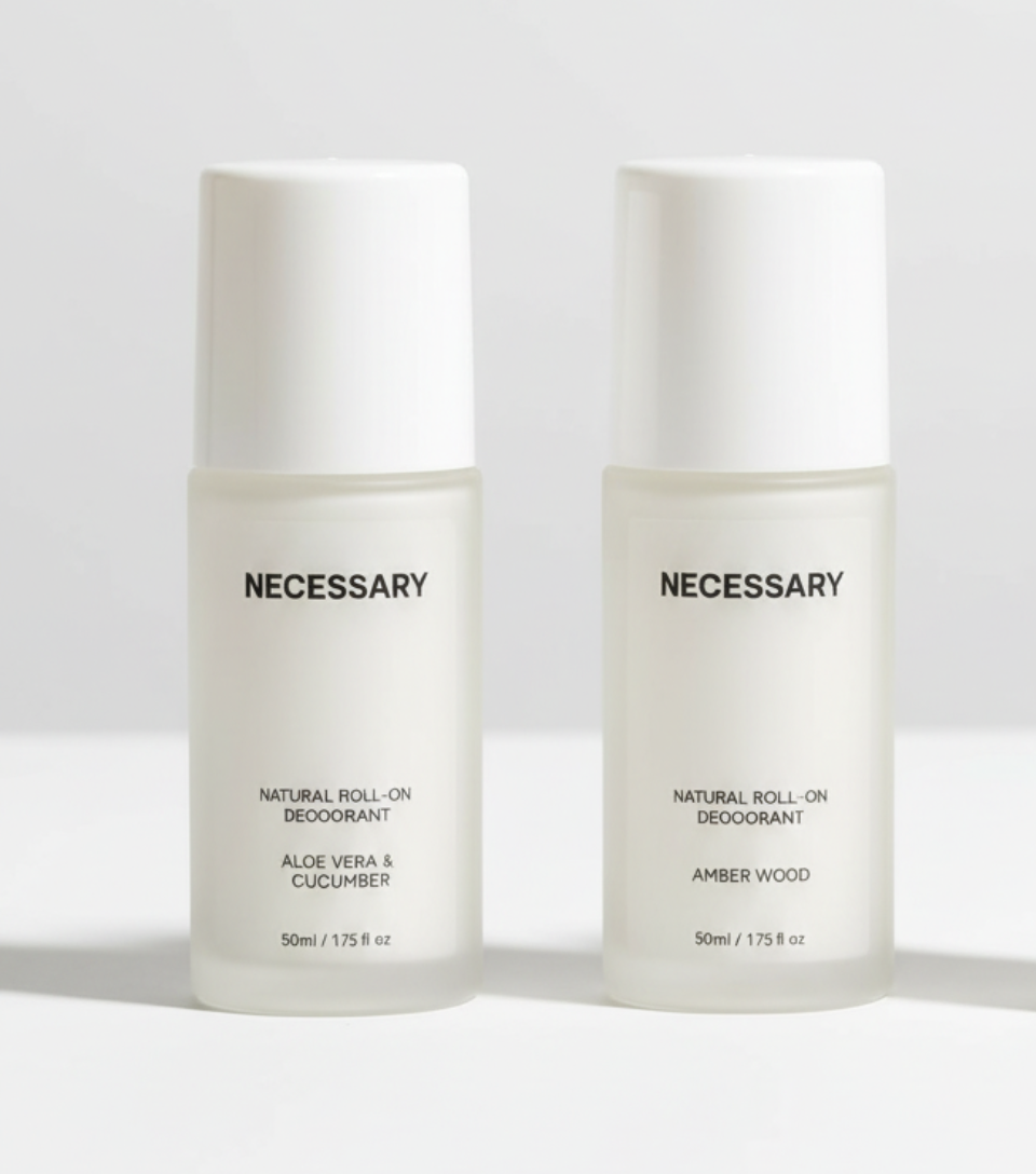 Aloe Vera Cucumber + Amber Wood Deodorant Duo Set