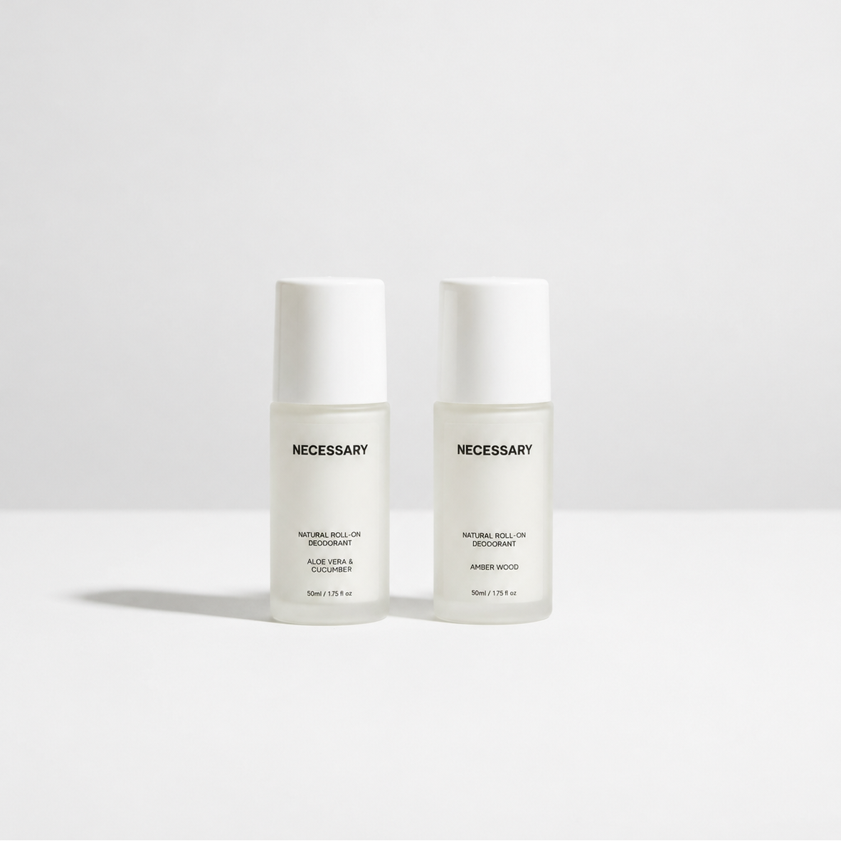 Aloe Vera Cucumber + Amber Wood Deodorant Duo Set