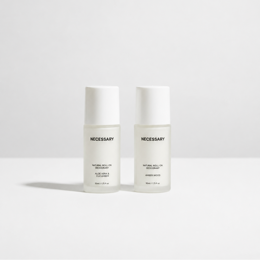 Aloe Vera Cucumber + Amber Wood Deodorant Duo Set