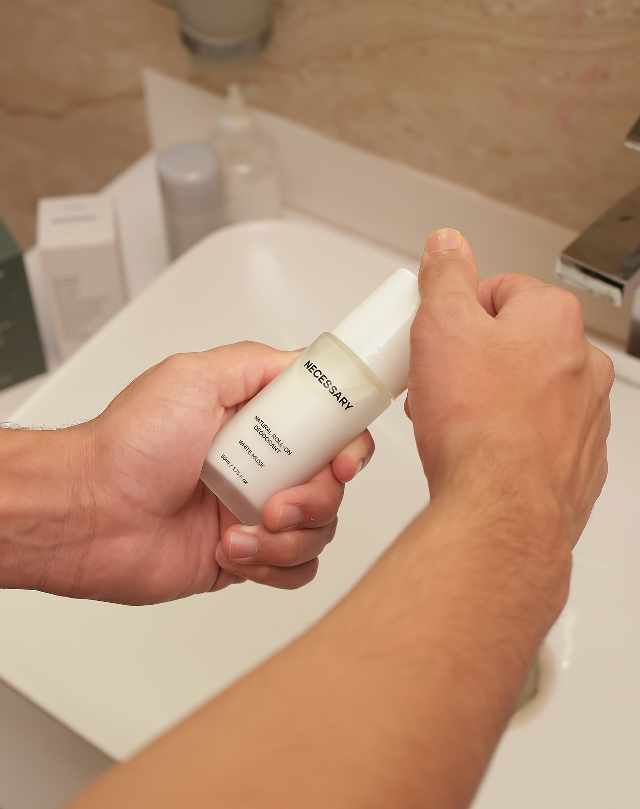 NATURAL ROLL-ON DEODORANT WHITE MUSK