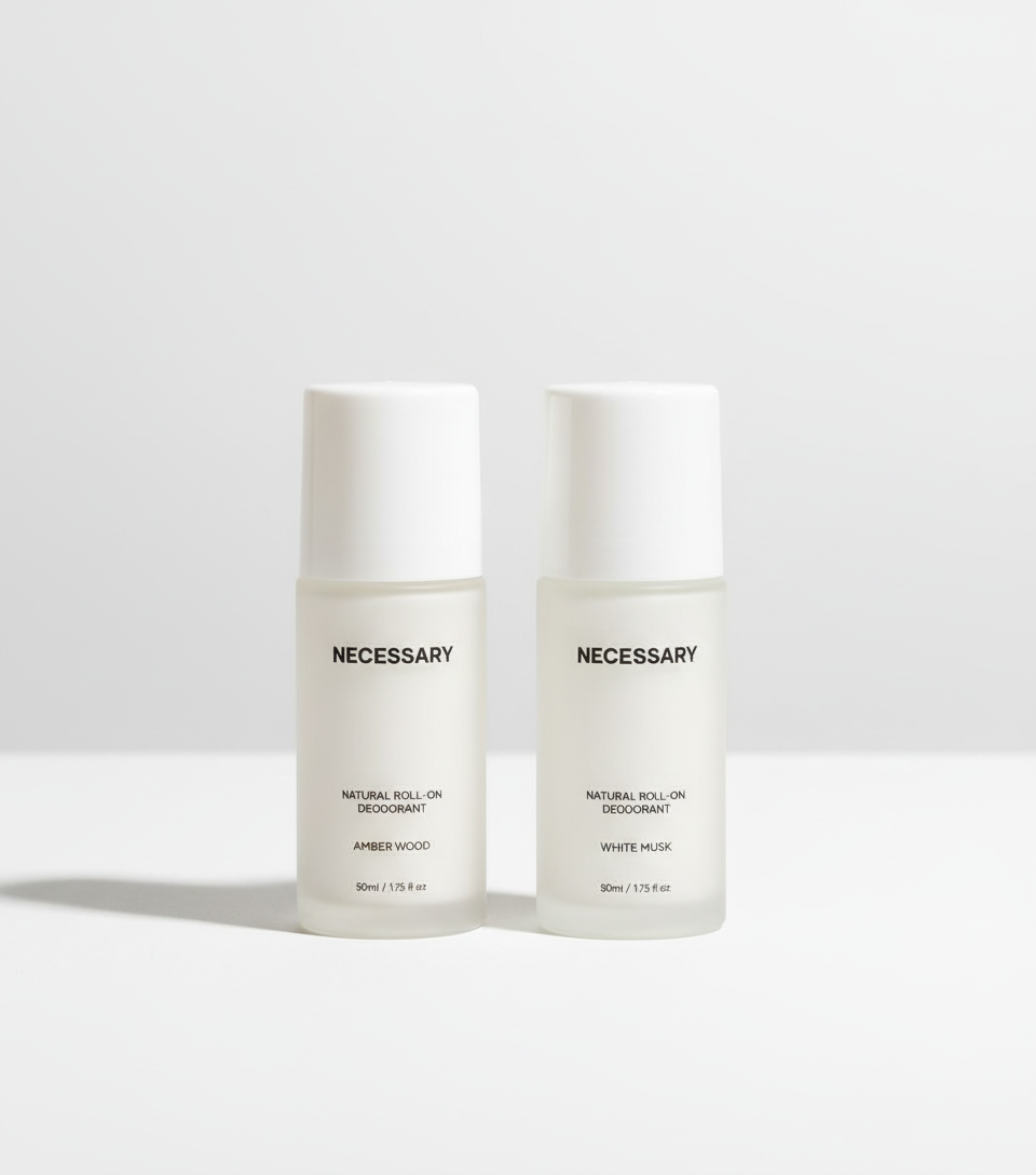 Amber Wood + White Musk Deodorant Duo Set